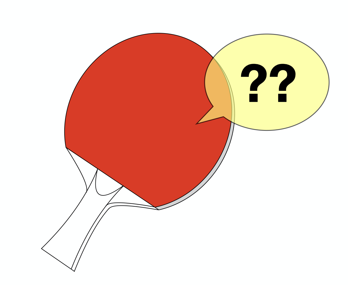 卓球ラケットの黒と赤の違いは何ですか？