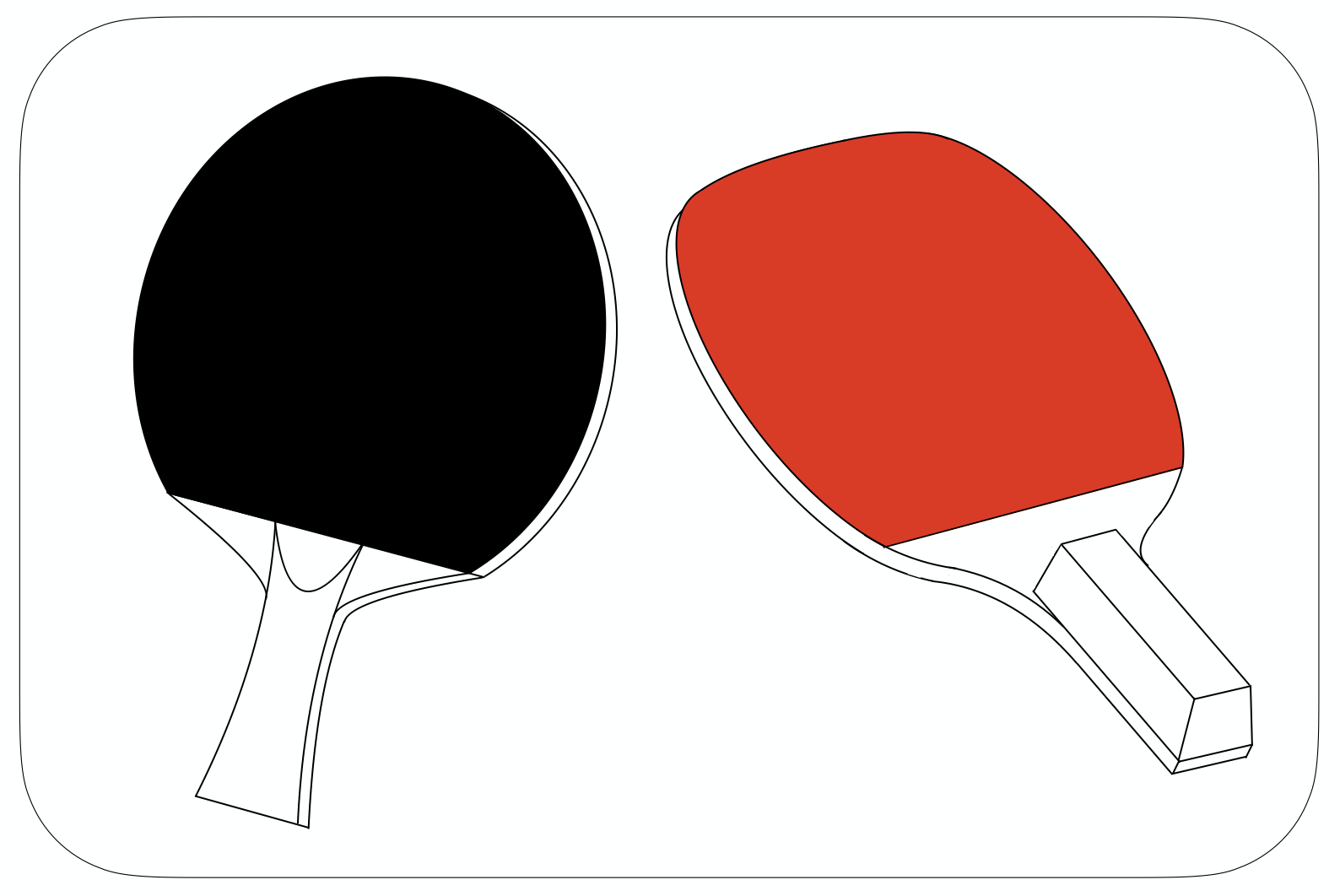 卓球ラケット全種類の特徴・シェークとペンの違いや形を説明 | Meコーチの卓球塾